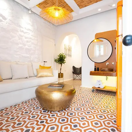 Апартаменты Kyma & Helios Deluxe With Hot Tub At Amazeu Naxos